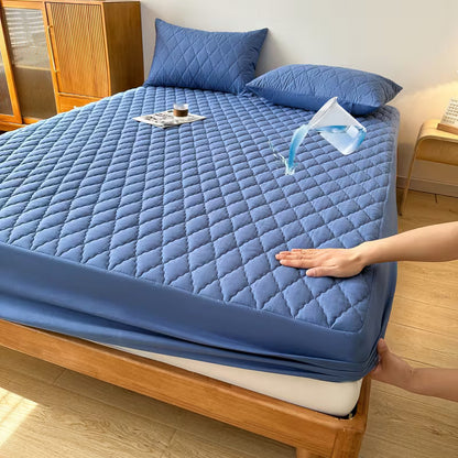 AuraShield Waterproof Mattress Protector — Fitted, Noiseless & Breathable