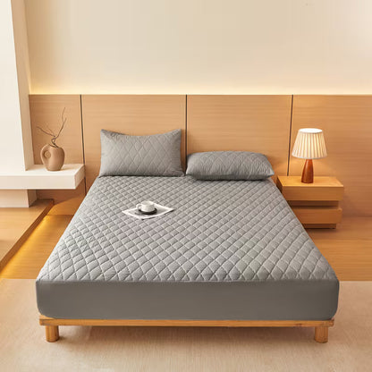 AuraShield Waterproof Mattress Protector — Fitted, Noiseless & Breathable