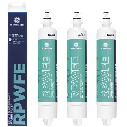 GE RPWFE Refrigerator Water Filter, 300 gallons per filter change